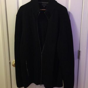 Banana Republic black zip up sweater
